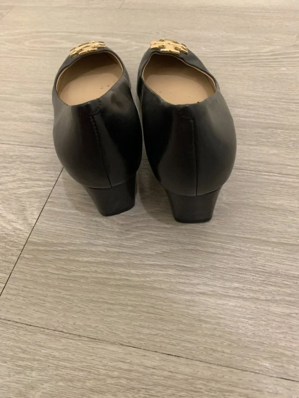 Tory Burch Janey 50mm Calf Leather Pumps